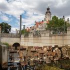 Die Wasserwalze am Nonnenmühlwehr