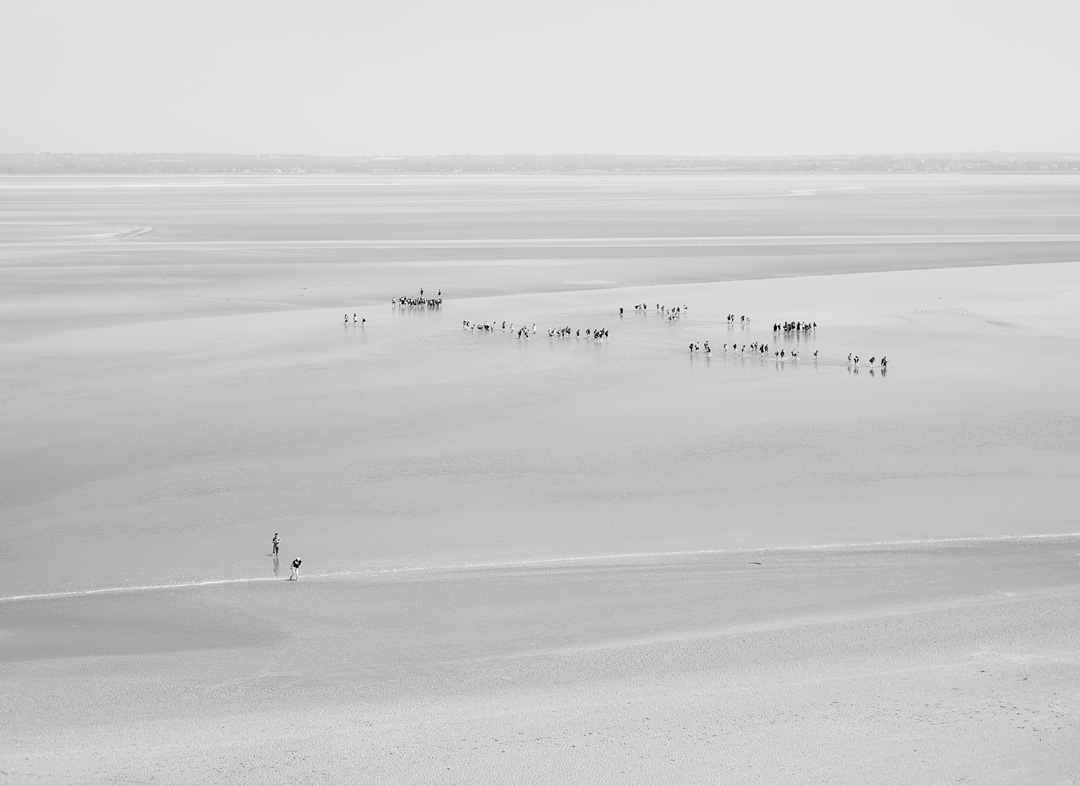 Die Wattwanderer vom Le Mont-Saint-Michel