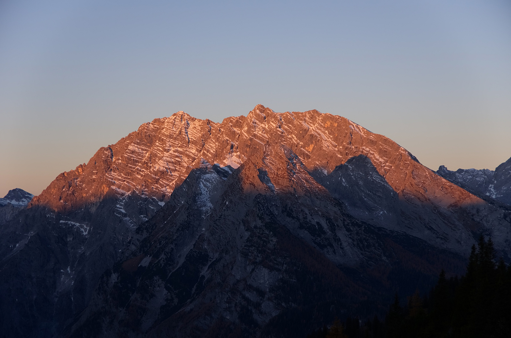 Die Watzmann-Ostwand...