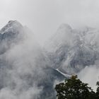 die Waxensteine nach den ersten Schnee im Septenber 2012