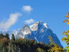 Die Waxensteine vom Olympia-Eis-Stadion in Garmisch-Partenkirchen