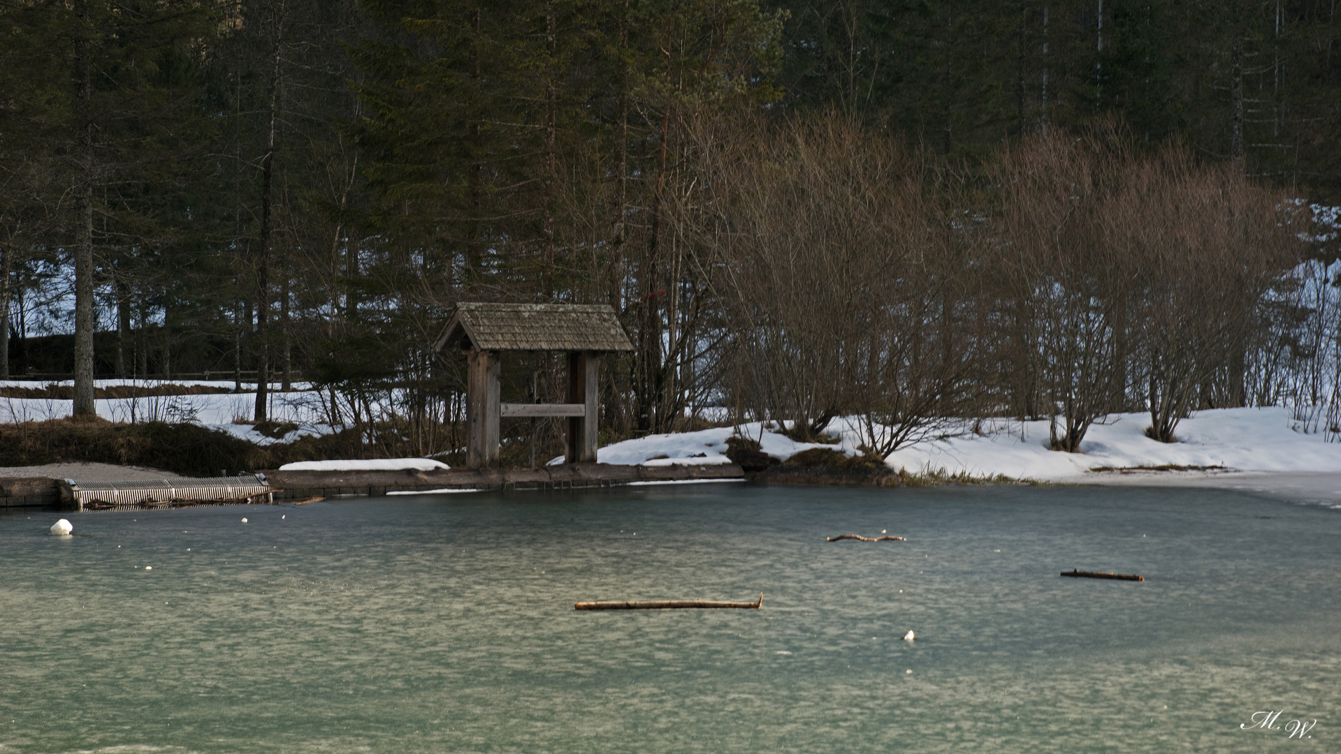 die Wehr am Schiederweiher