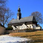 ...die Wehrkirche in Dörnthal...