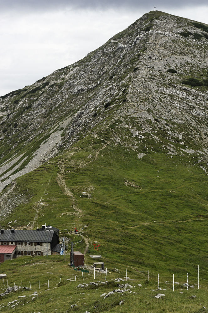 Die Weilheimer Hütte am Krottenkopf