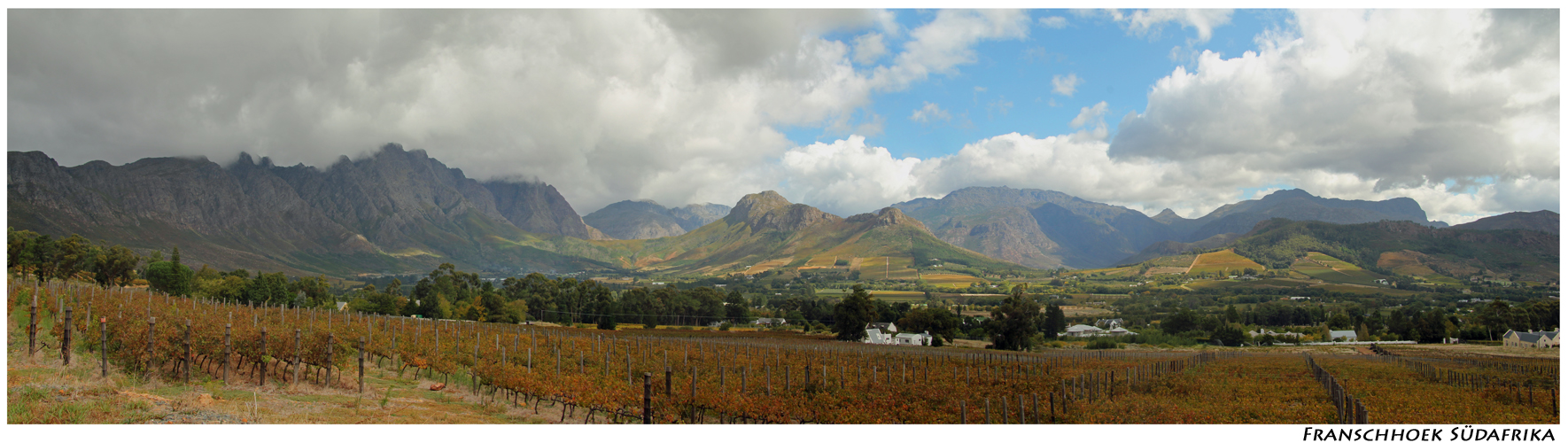 Die Weinberge von Franschhoek