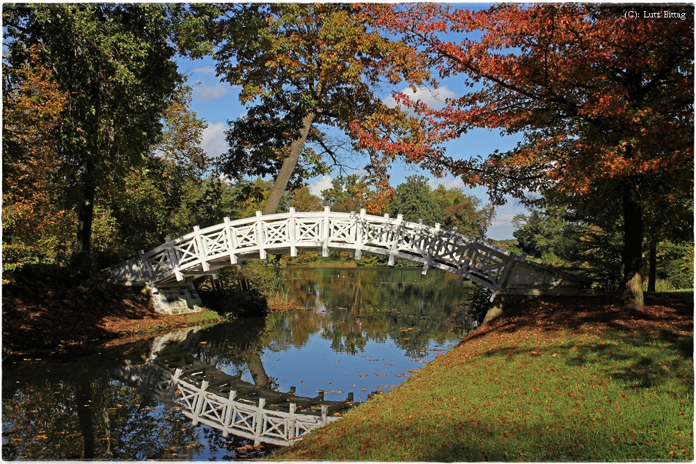 Die weiße Brücke von Wörlitz