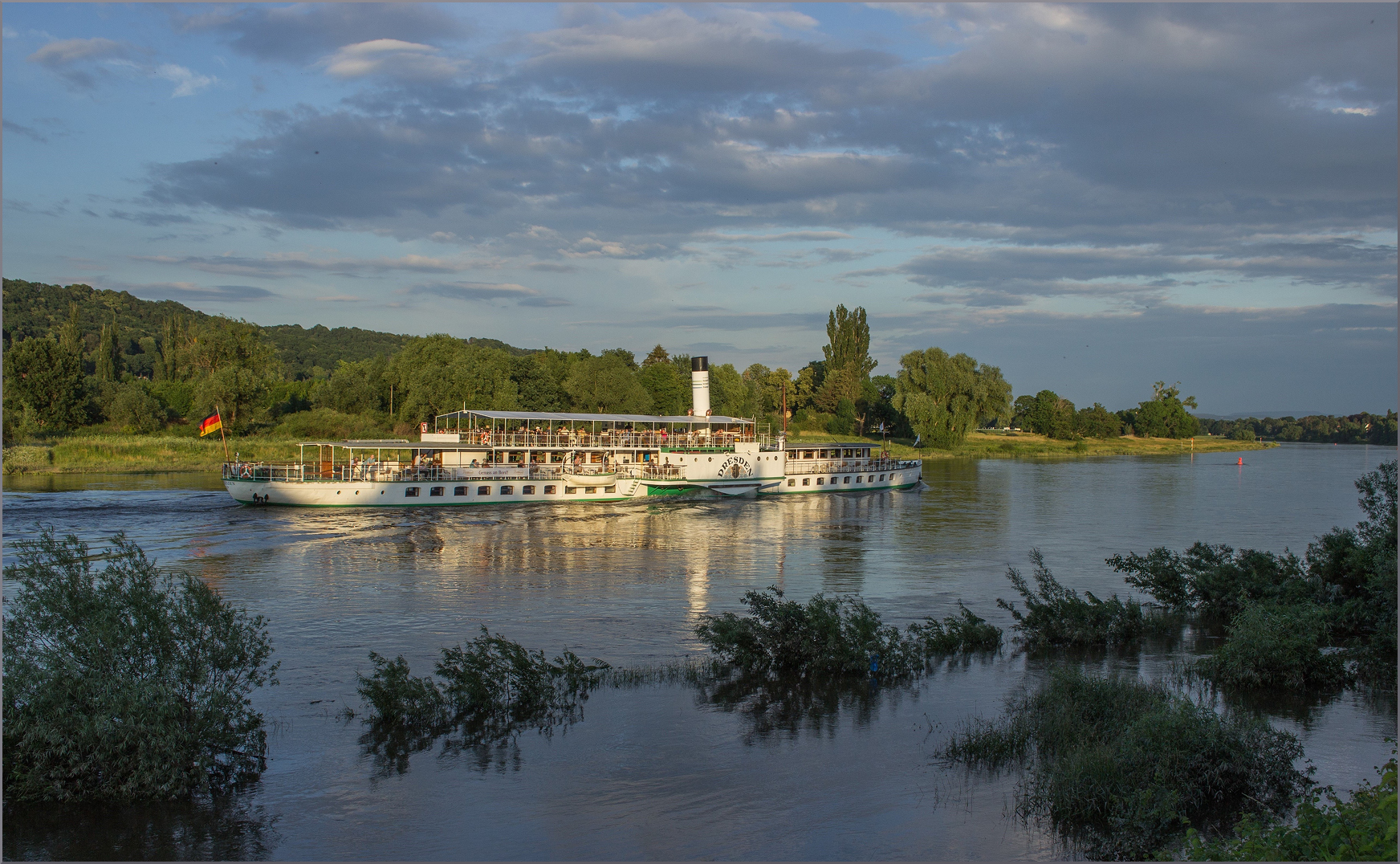 Die Weiße Flotte in Aktion