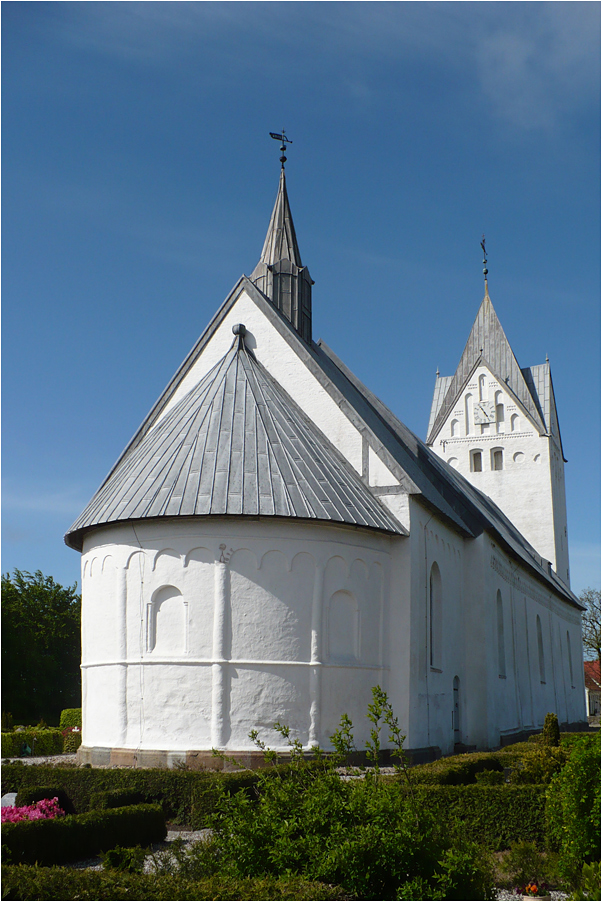 die weiße Kirche von Brøns Foto & Bild europe, scandinavia, denmark