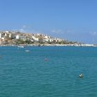 Die weiße Stadt Sitia auf der Insel Kreta