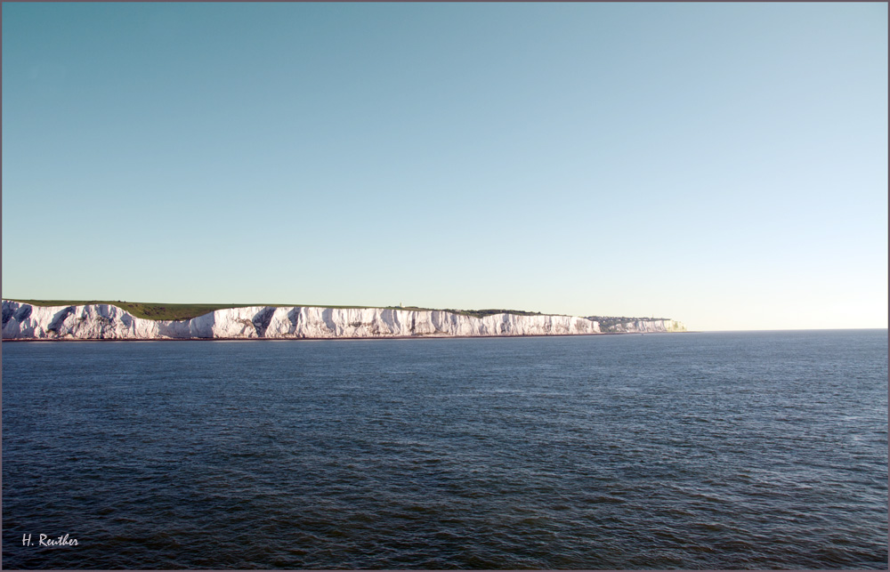 Die weißen Felsen von Dover.