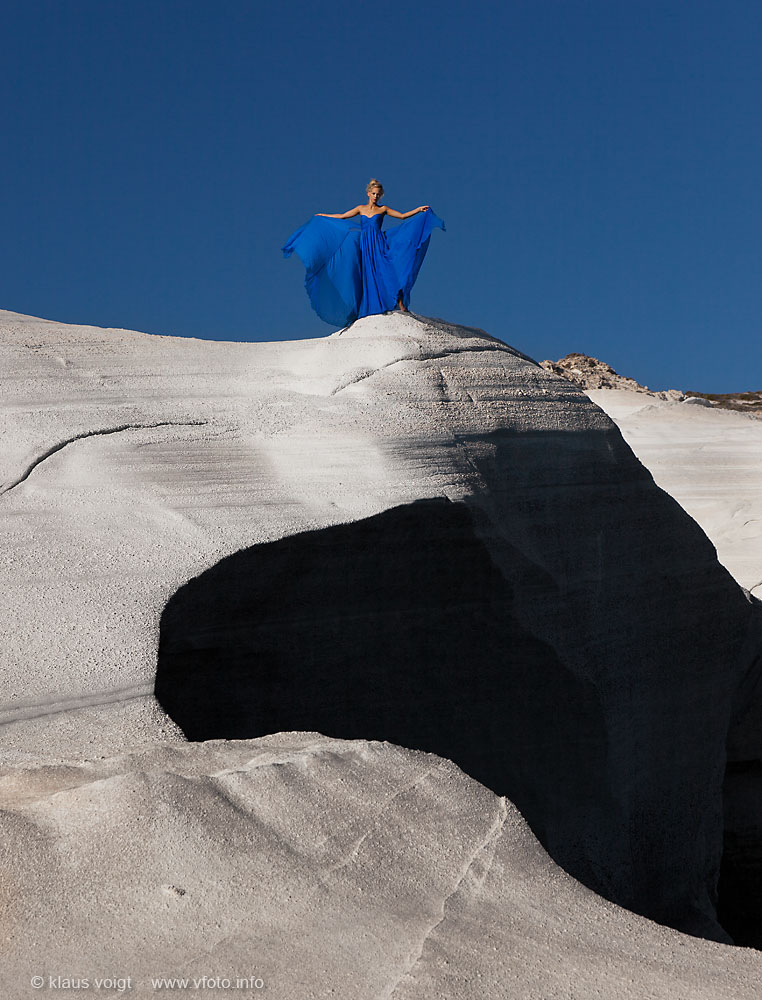 Die weißen Felsen von Sarakiniko