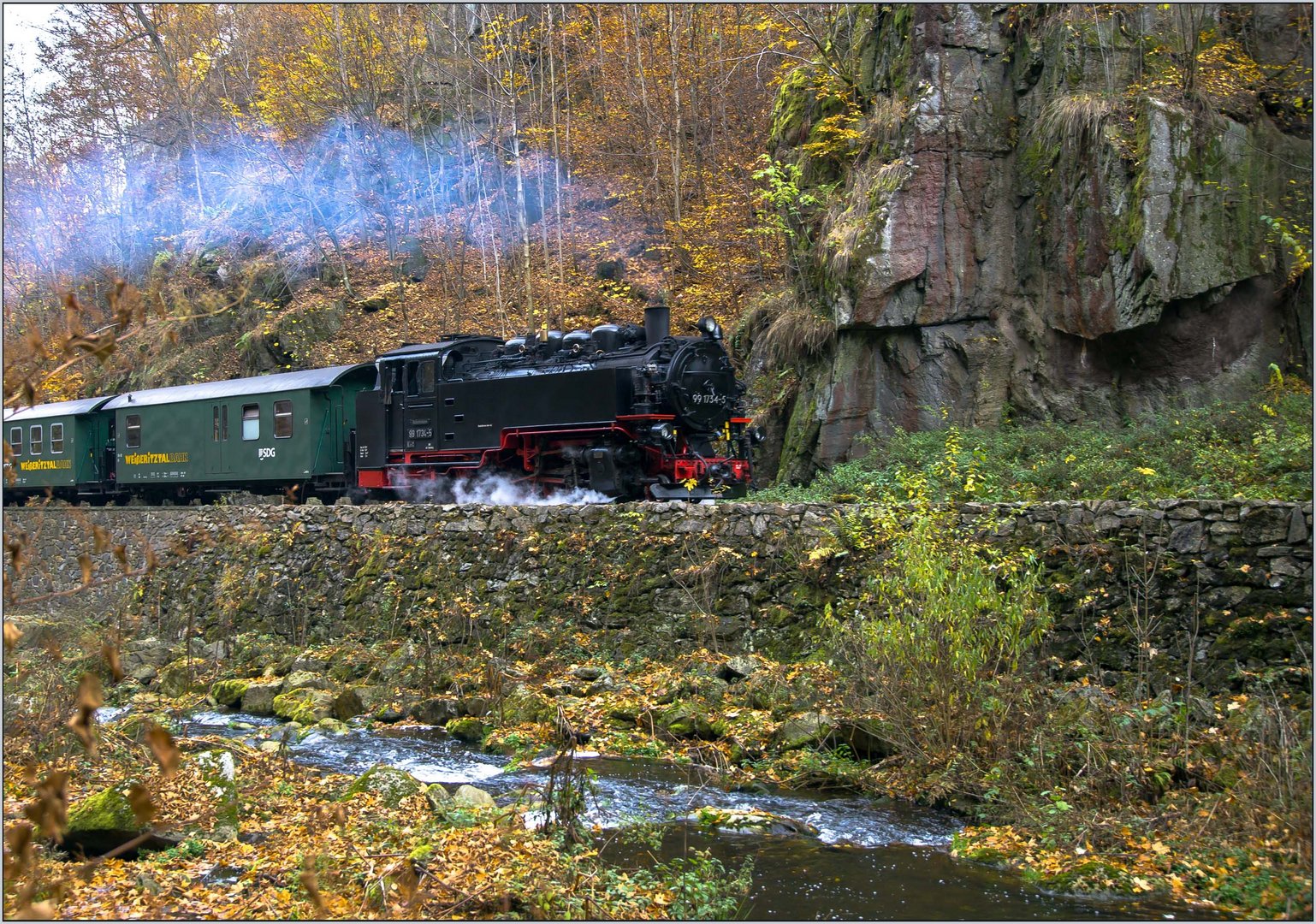 die Weißeritztalbahn...