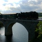 Die Weißeritztalbahn auf dem Malter Viadukt