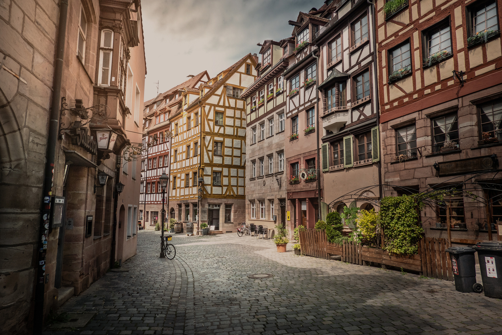 Die Weißgerbergasse in Nürnberg