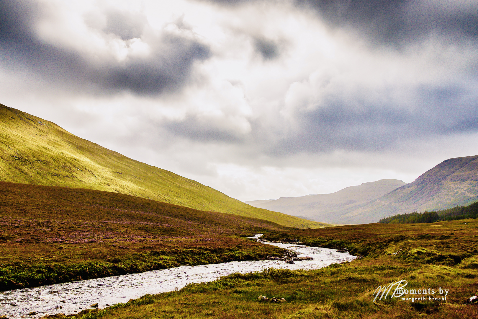 Die Weite der schottischen Highlands