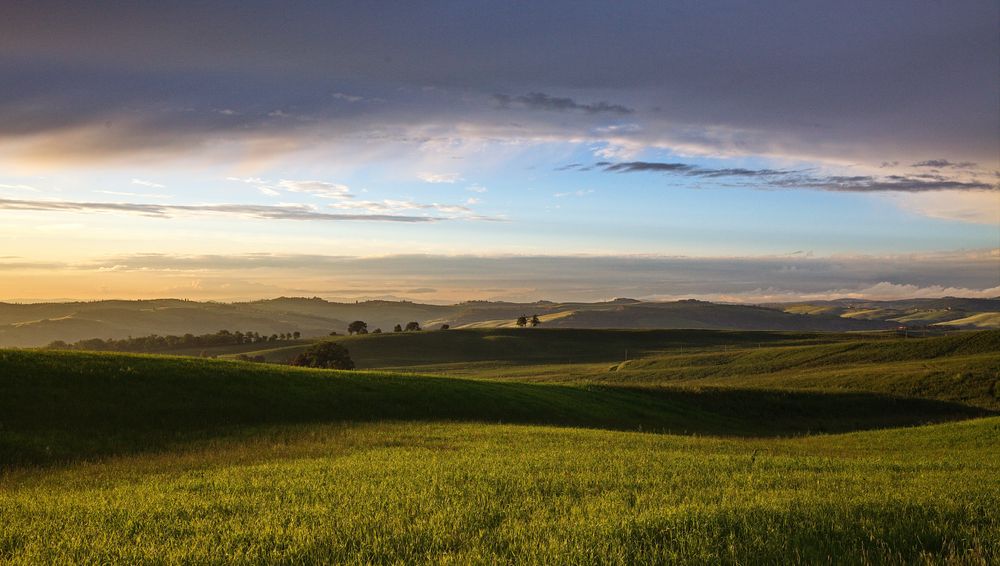 Die Weite der toskanischen Landschaft