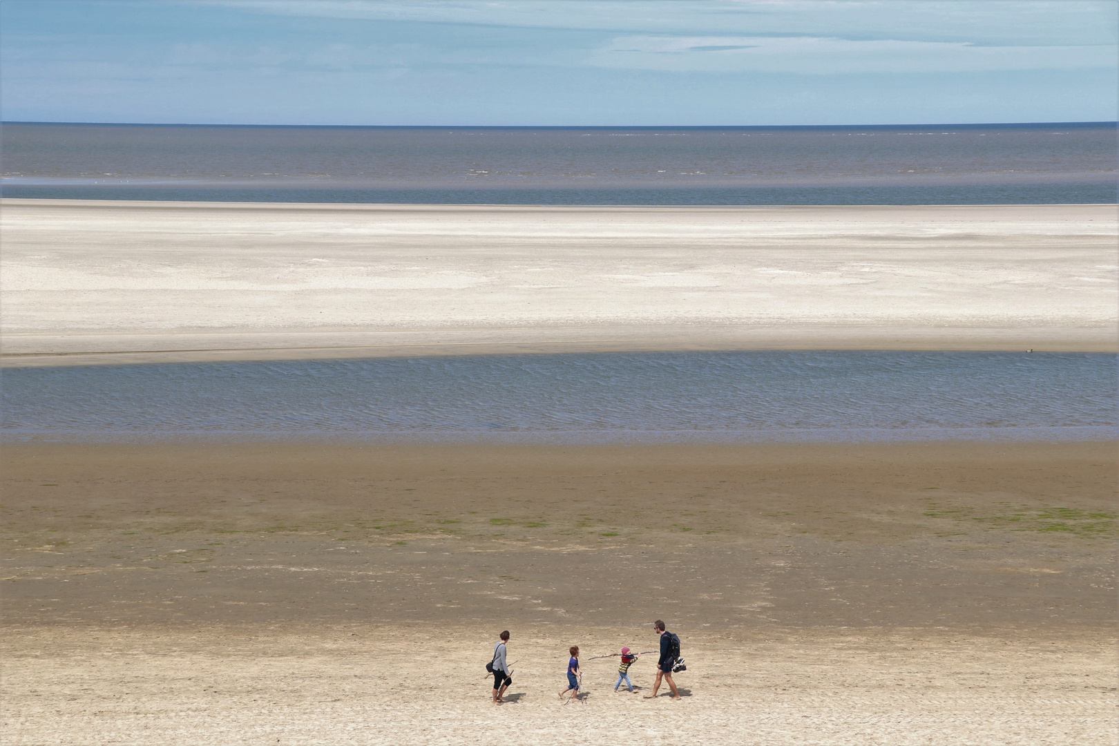 die Weite des Strandes