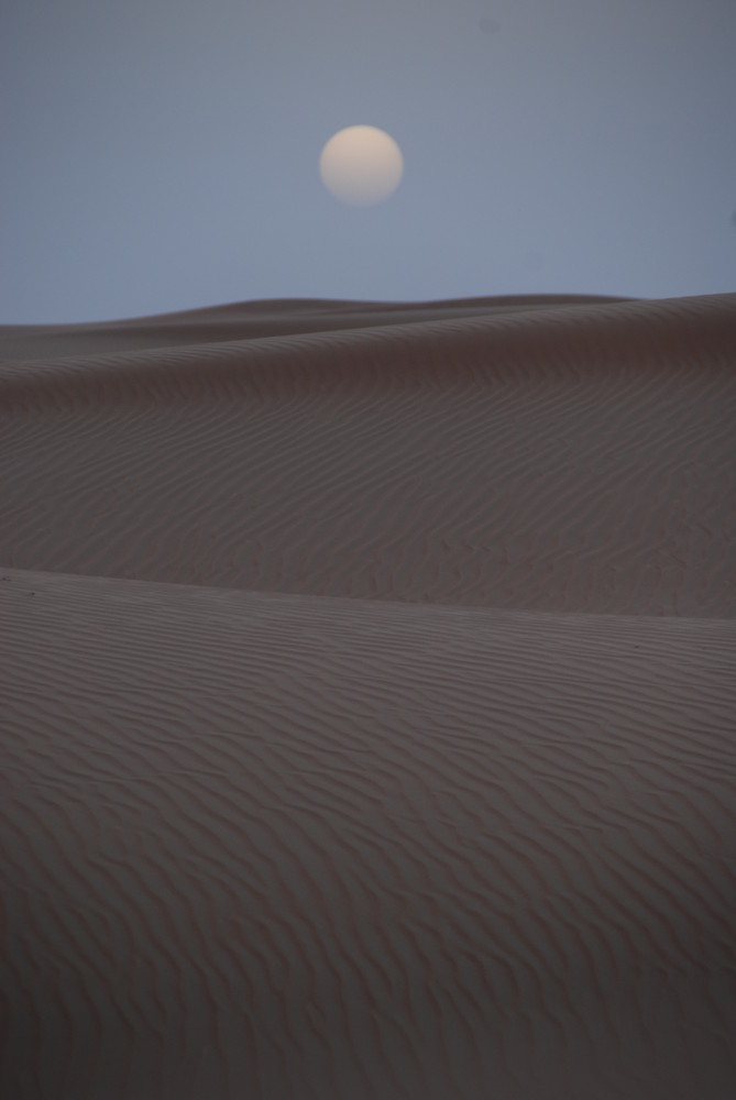 Die Weiten der Wüste Dubais von Ole Pudritz