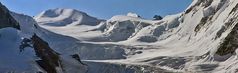 Die weiteren Monte Rosa Gipfel, denen man es gar nich ansieht...