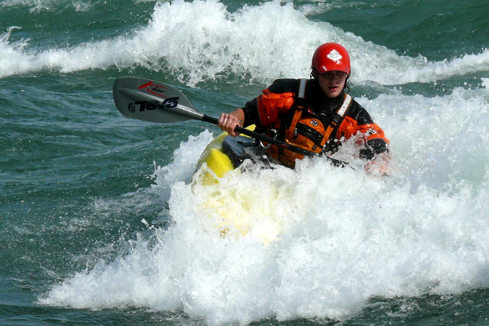 Die Welle bei Rheinfelden am Rhein