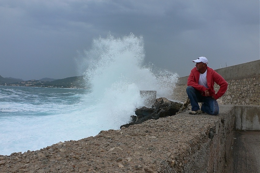 Die Welle von Cala Rajada...