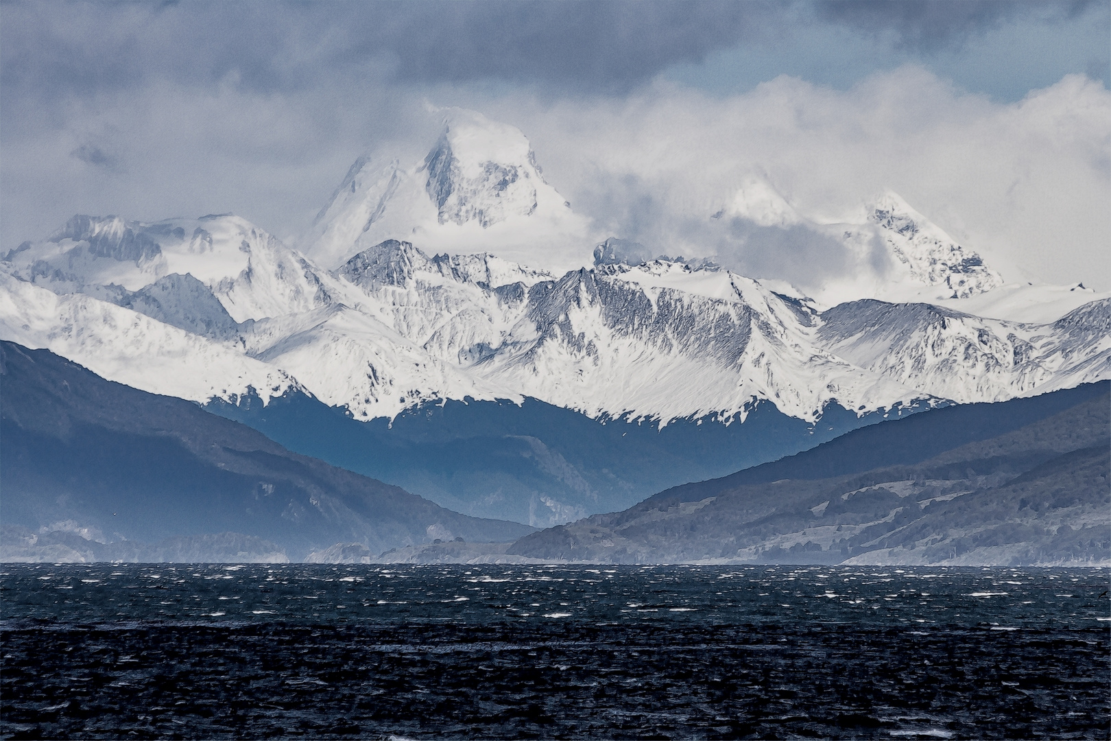 Die Welt bei Ushuaia