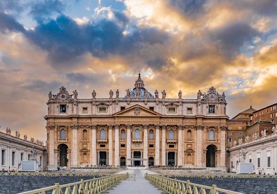 die Welt schaut auf Rom