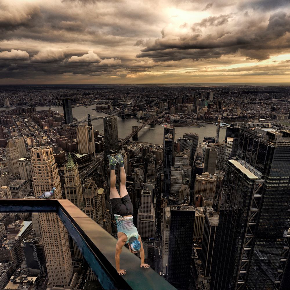 Die Welt steht Kopf Foto &