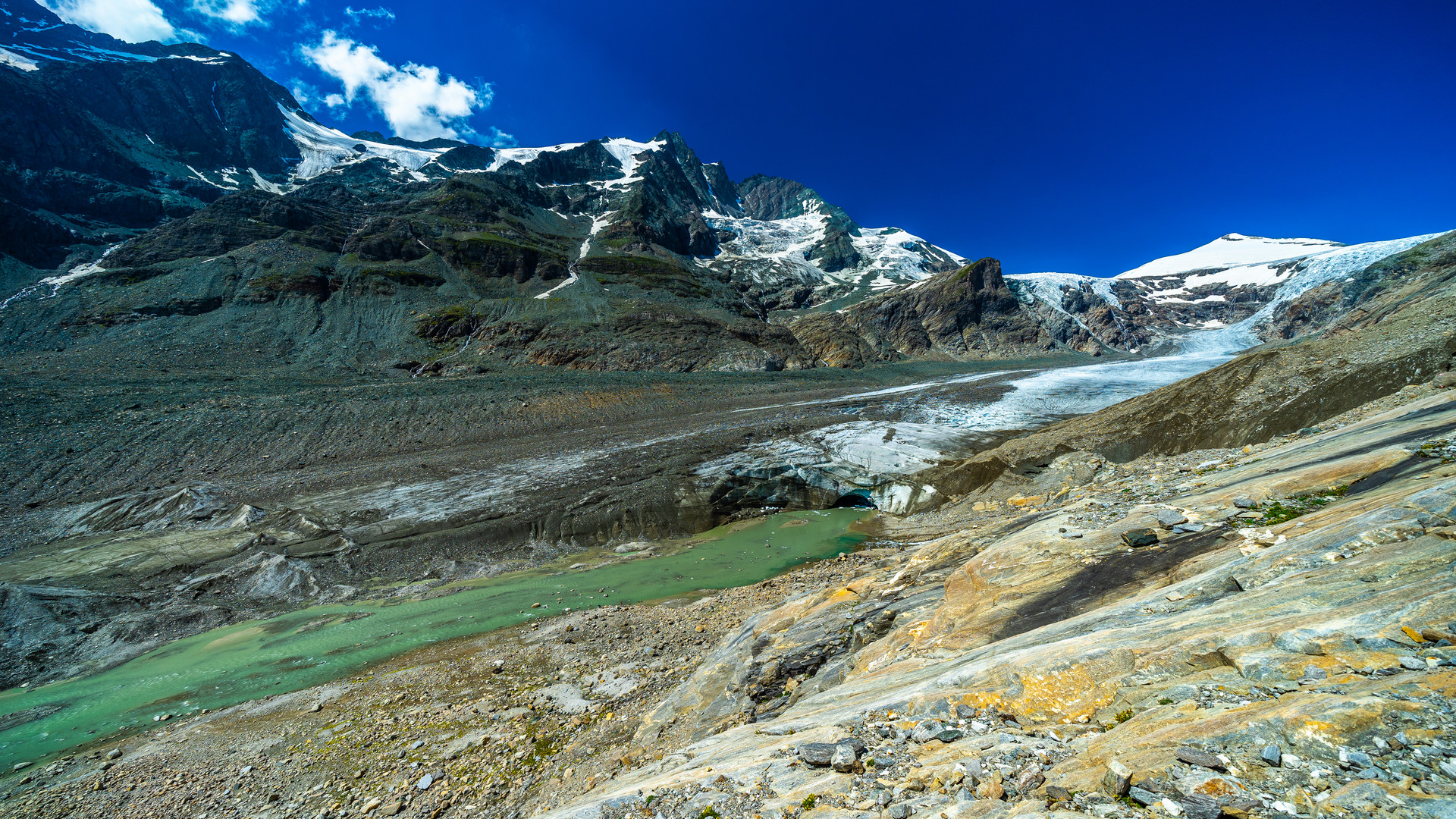 Die Welt um den Gletscher