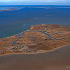 Die Welt von oben: Wir erreichen die Hallig Hooge