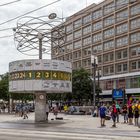 Die Weltzeituhr auf dem Alexanderplatz