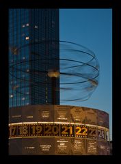 Die Weltzeituhr auf dem Alexanderplatz