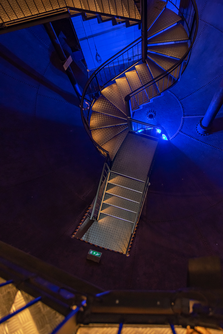 Die Wendeltreppe im Wasserturm von Lüneburg