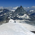 Die weniger schöne Seite des Matterhorns vom Breithorn