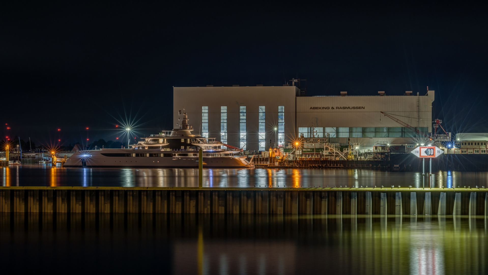 Die Werft Abeking & Rasmussen in Lemwerder