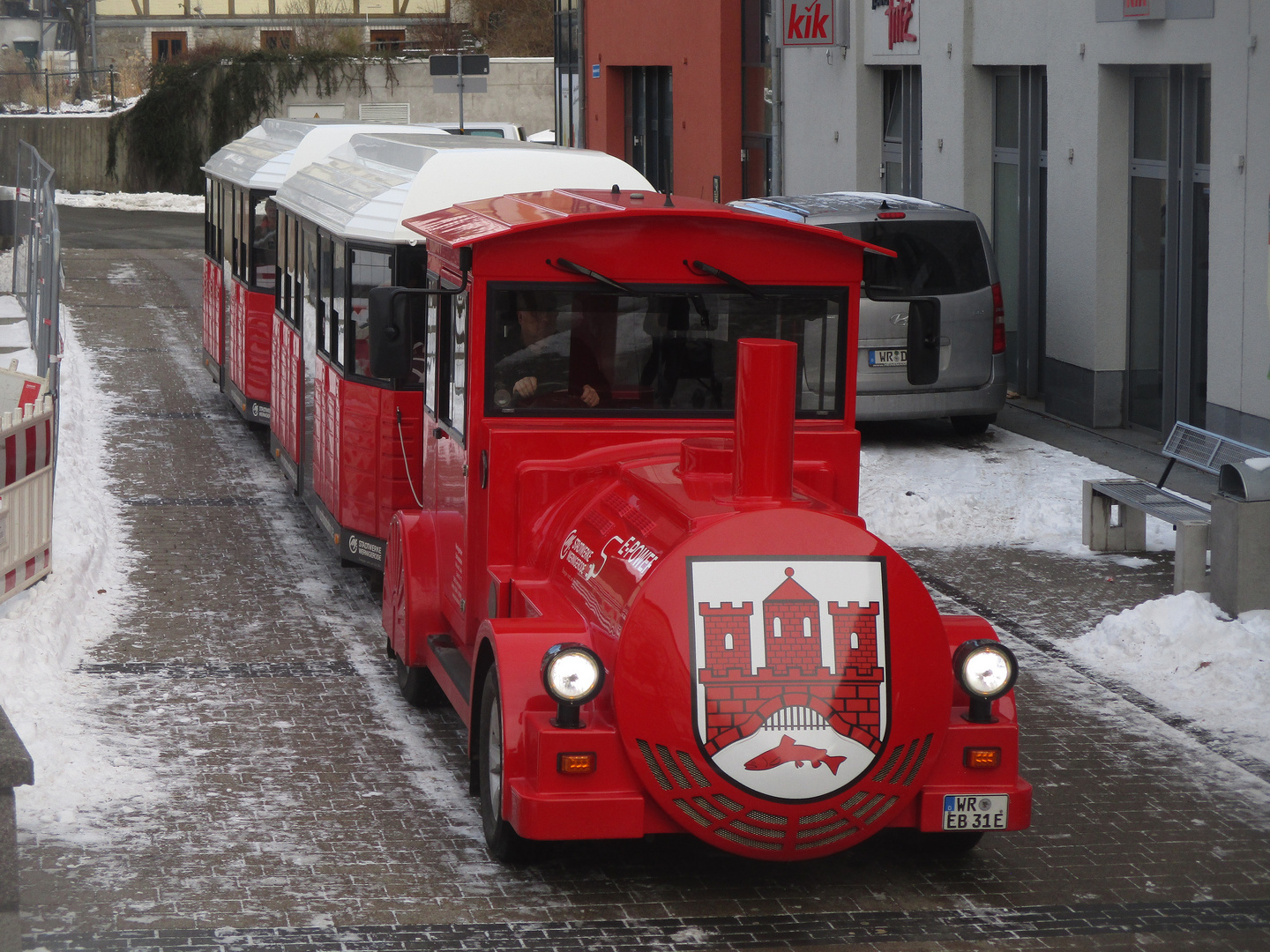 Die Wernigeröder Schlossbahn im Winter 2.