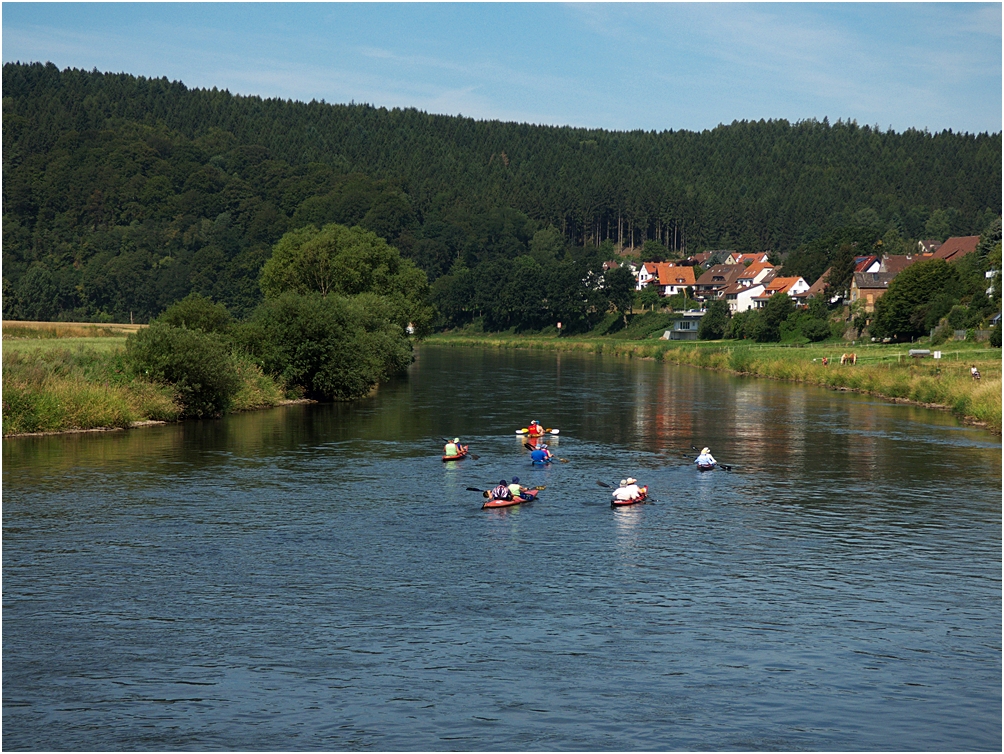 Die Weser bei Bodenfelde