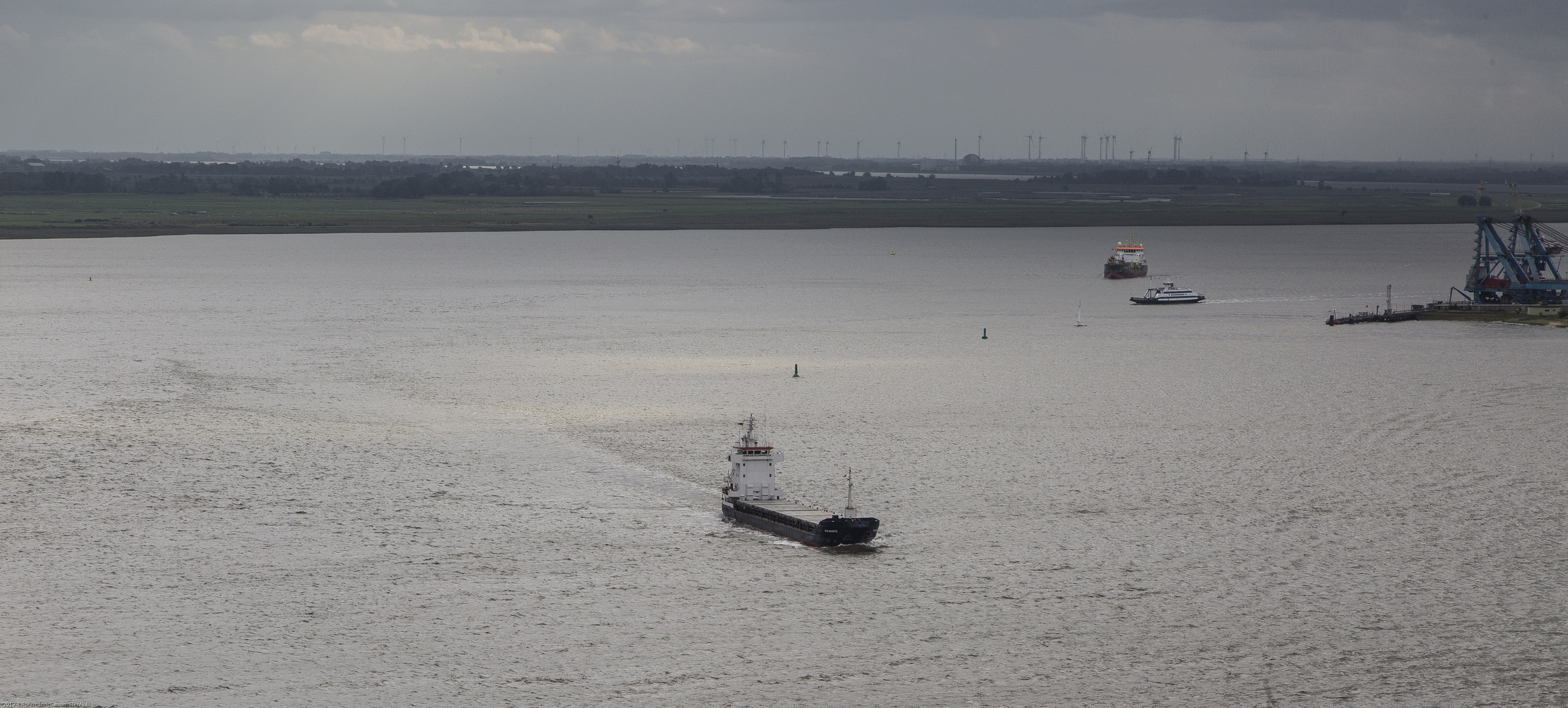 Die Weser bei Bremerhaven