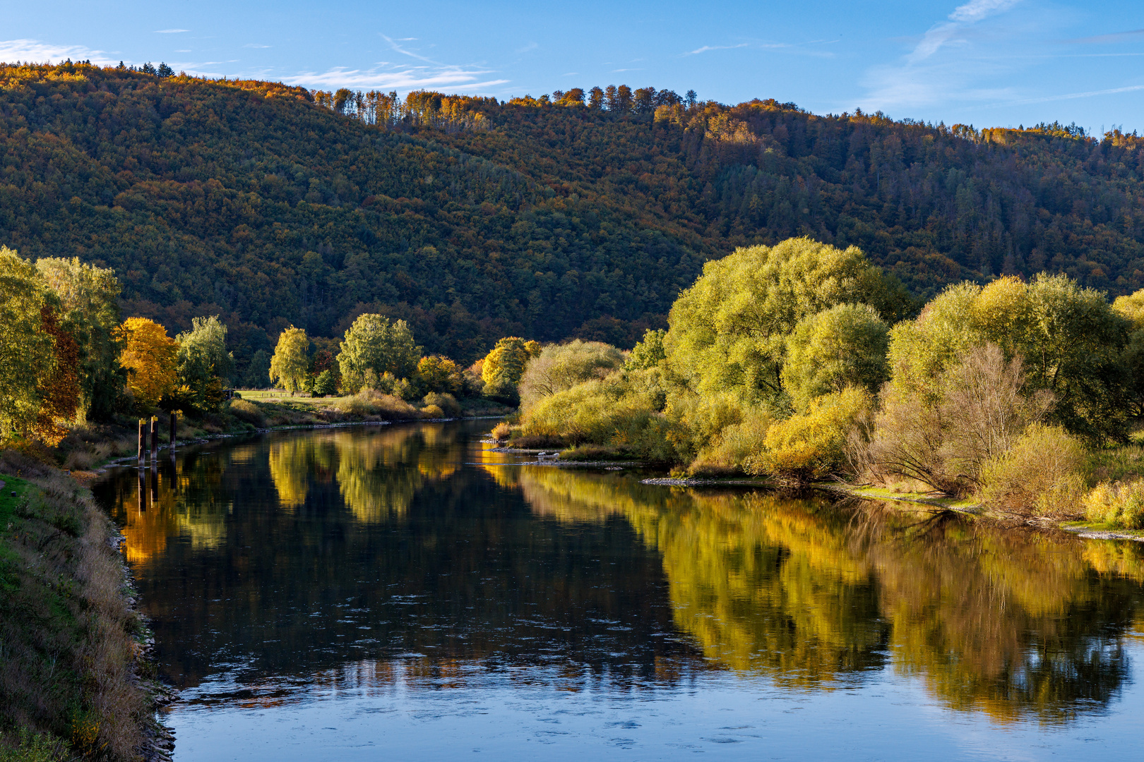 Die Weser bei Gieselwerder