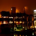 Die Weser bei Nacht - Blick auf Becks