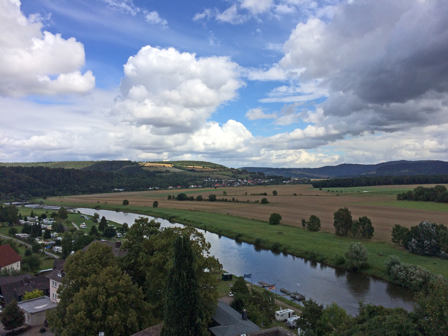 die Weser bei Polle