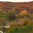 Die Weser bei Porta Westfalica in Herbststimmung