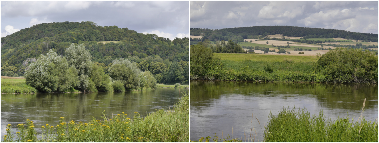 Die Weser bei Reileifzen