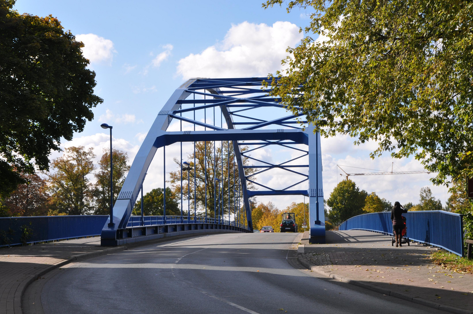 Die Weser-Brücke in Hoya