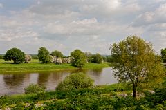 Die Weser in Bad Oeynhausen