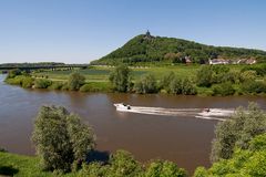 Die Weser in Porta Westfalica ...