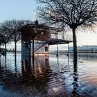 Die Weser wird verbreitert.