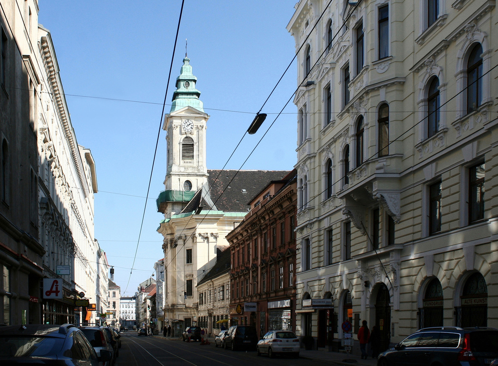 Die Westbahnstraße am Neubau