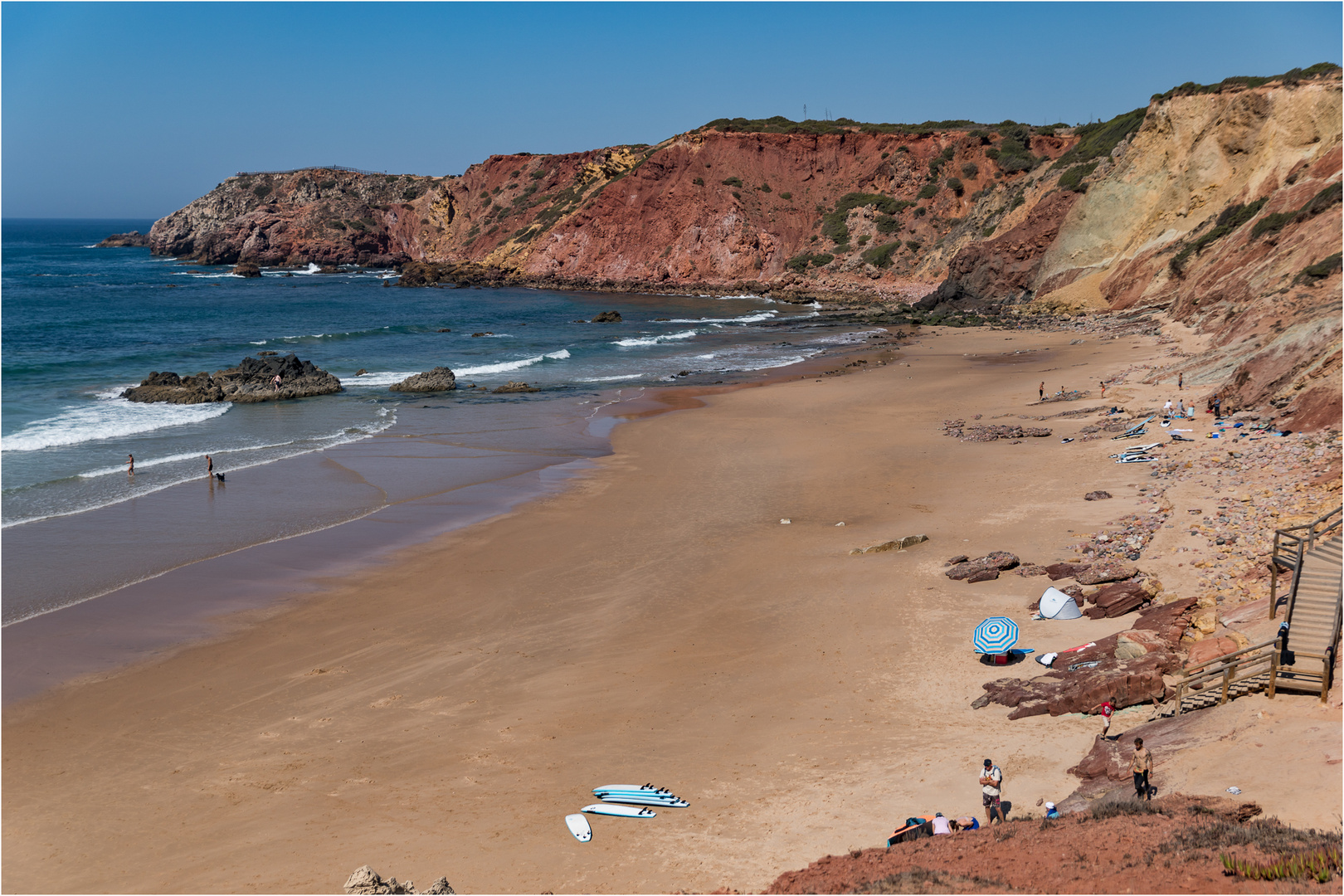 Die Westküste der Algarve …