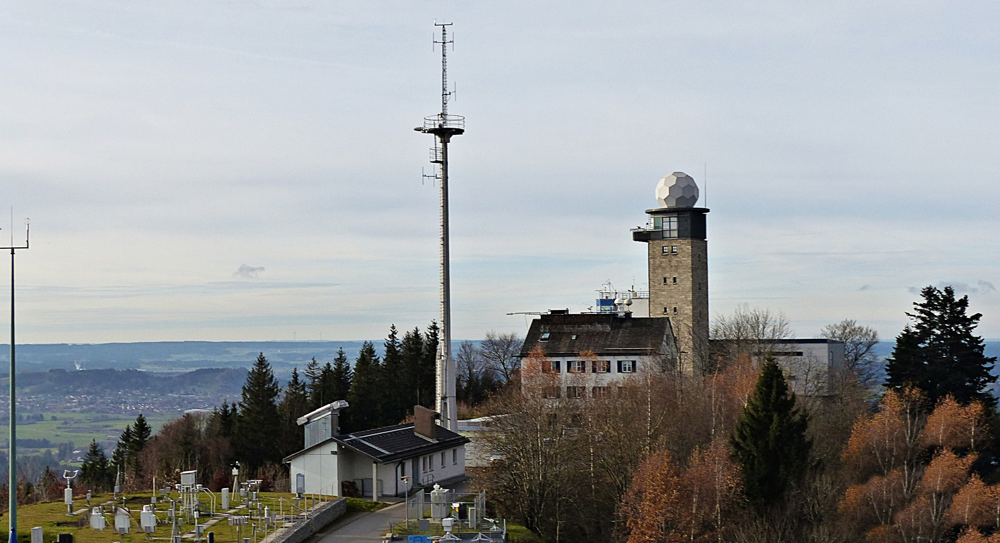 Die Wetterstation auf dem Hohenpeißenberg